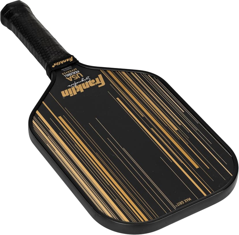 Franklin Sports Pro Pickleball Paddles - Signature Series Pro Pickleball Paddle with MaxGrit Surface - USA Pickleball (USAPA) Approved Tournament Pickleball Paddles - 13mm + 16mm Polypropylene Cores