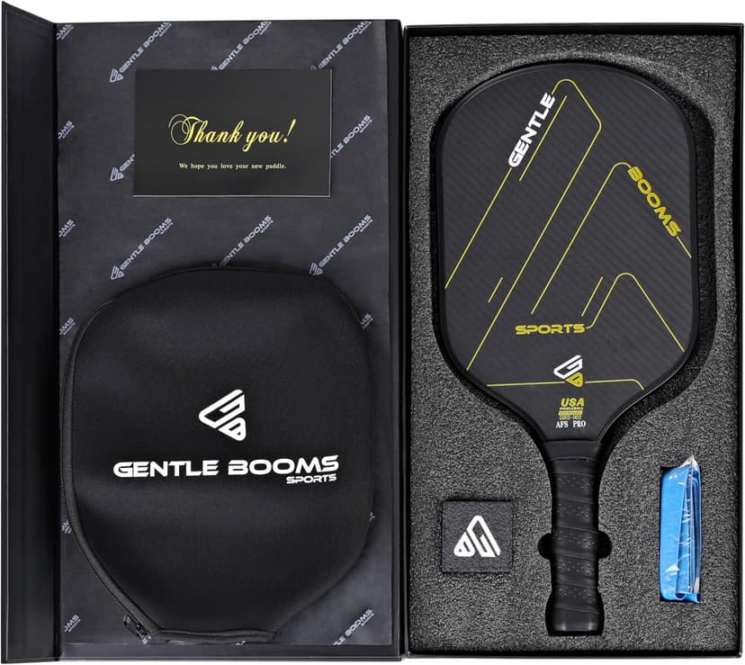 Pickleball Paddles,3K Raw T700 Carbon Fiber Pickleball Paddle with High Grit & Spin,Aerospace-Grade Ultra-Light Titanium-Aluminum Honeycomb Core & Face,The Pickleball Rackets for Novice & Pro Players