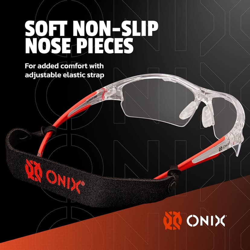 ONIX Pickleball Owl Protective Comfortable Secure Soft and NonSlip Eyewear Modern and Lightweight Design