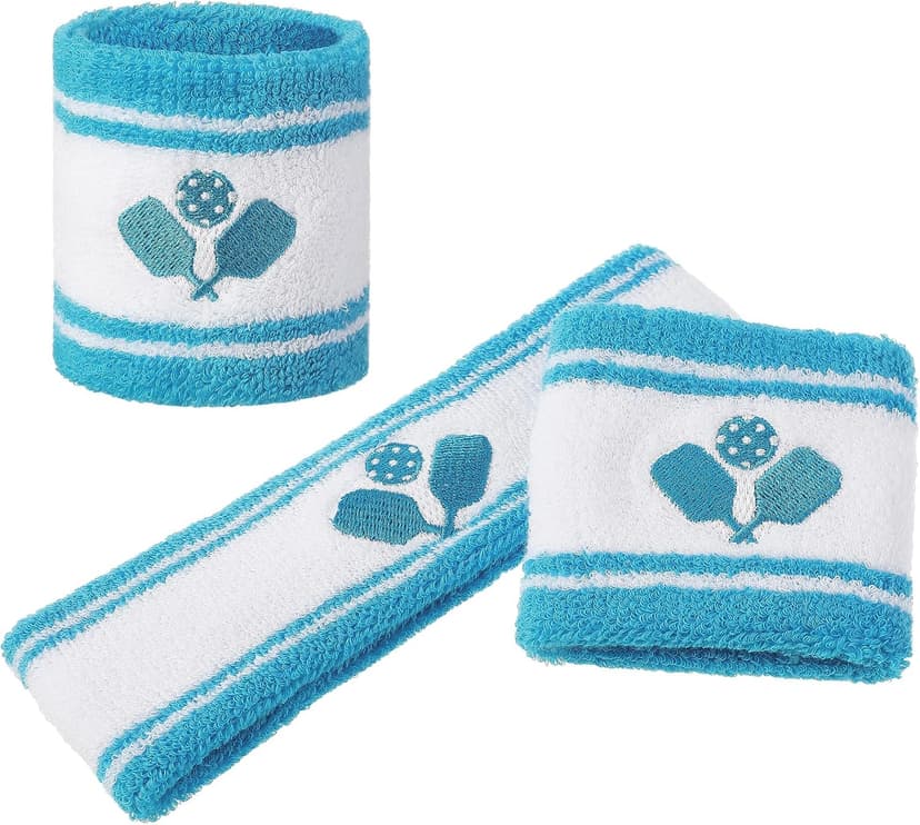 3 Pcs Dink Ball Gifts Set Headband Wristband Gift Set Accessories for Woman Men Fun