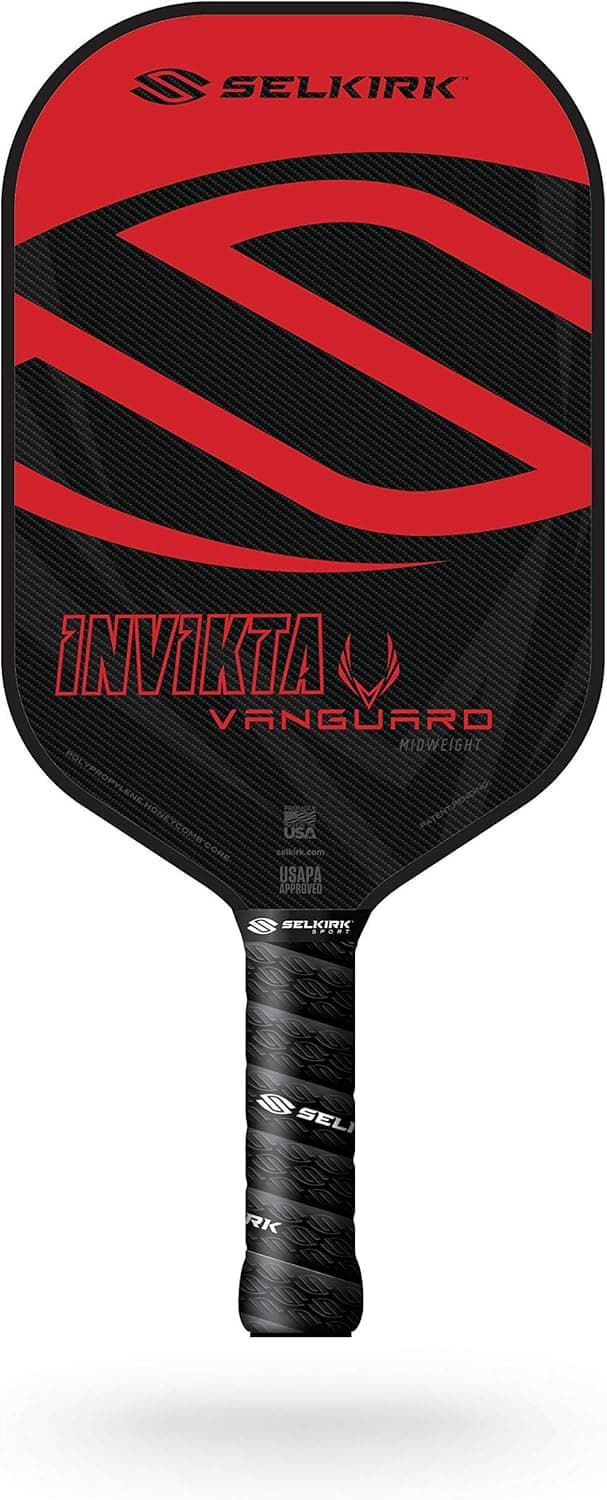 Selkirk Vanguard Hybrid Polypropylene X5 Core & Vanguard Power Polypropylene X6 Core Pickleball Paddles | Carbon Fiber Lightweight Pickleball Paddle & Midweight Pickle Ball Paddles |Made in The USA |