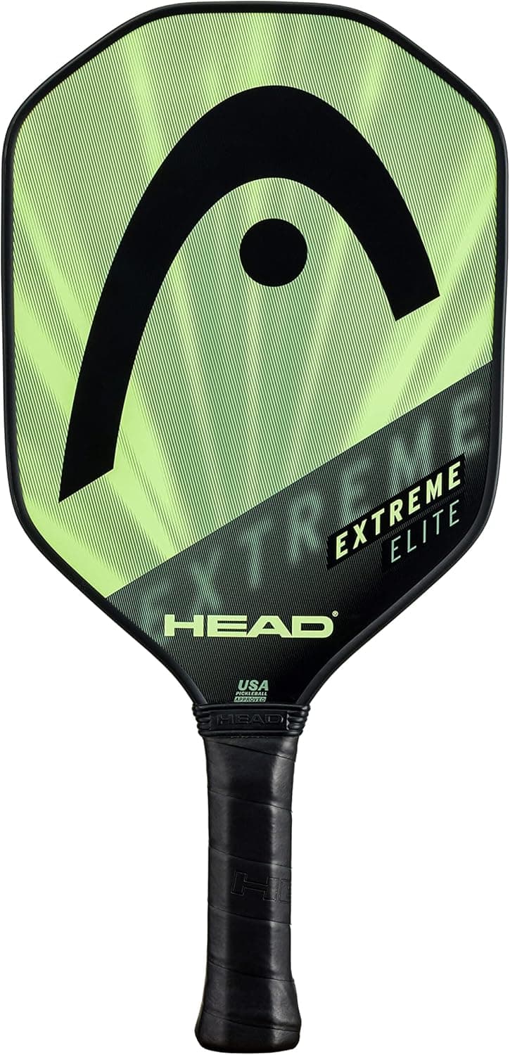 Head Cyber Elite Pickleball Paddle, Fiberglass Surface, Black/White Color, Beginning to Intermediate Levels