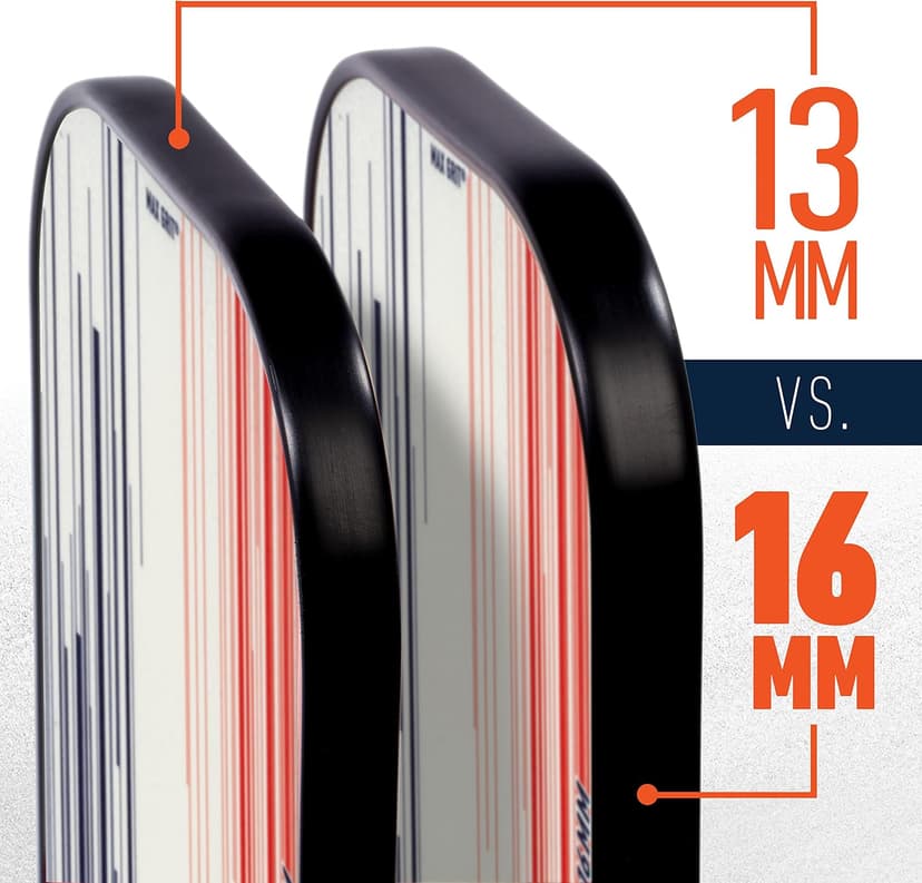Franklin Sports Pro Pickleball Paddles - Signature Series Pro Pickleball Paddle with MaxGrit Surface - USA Pickleball (USAPA) Approved Tournament Pickleball Paddles - 13mm + 16mm Polypropylene Cores