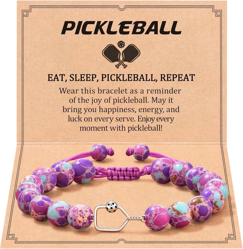 Pickleball Bracelet Gifts for Pickleball Lovers Women Men