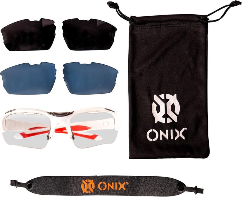 ONIX Pickleball Falcon Eyewear Sun Protection Non-Slip Nose Piece Modern and Lightweight Secure Design