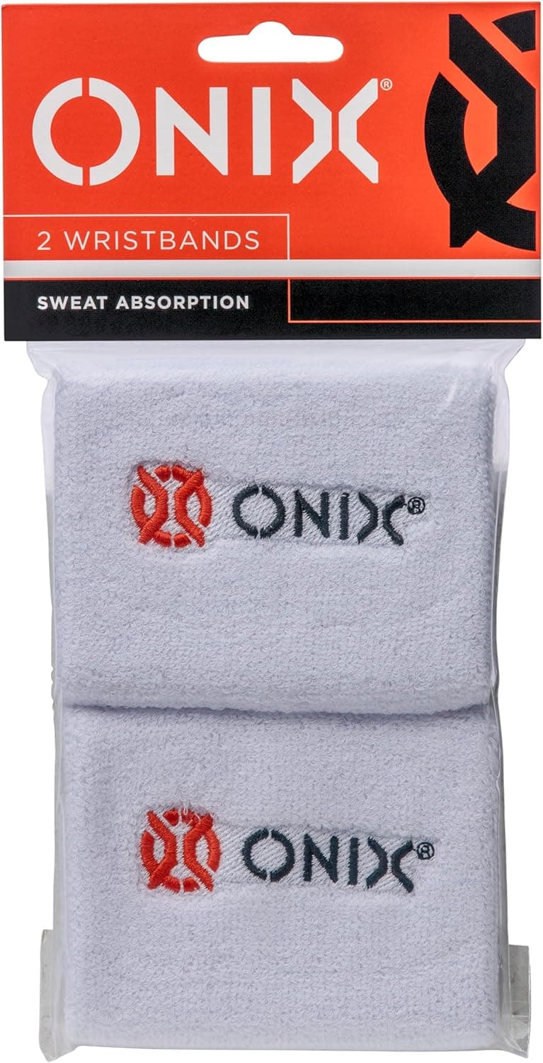 ONIX Sweat Absorption Pickleball Wristbands - Keep Sweat Away and Focus on Your Game Made from Quality Materials for Any Workout