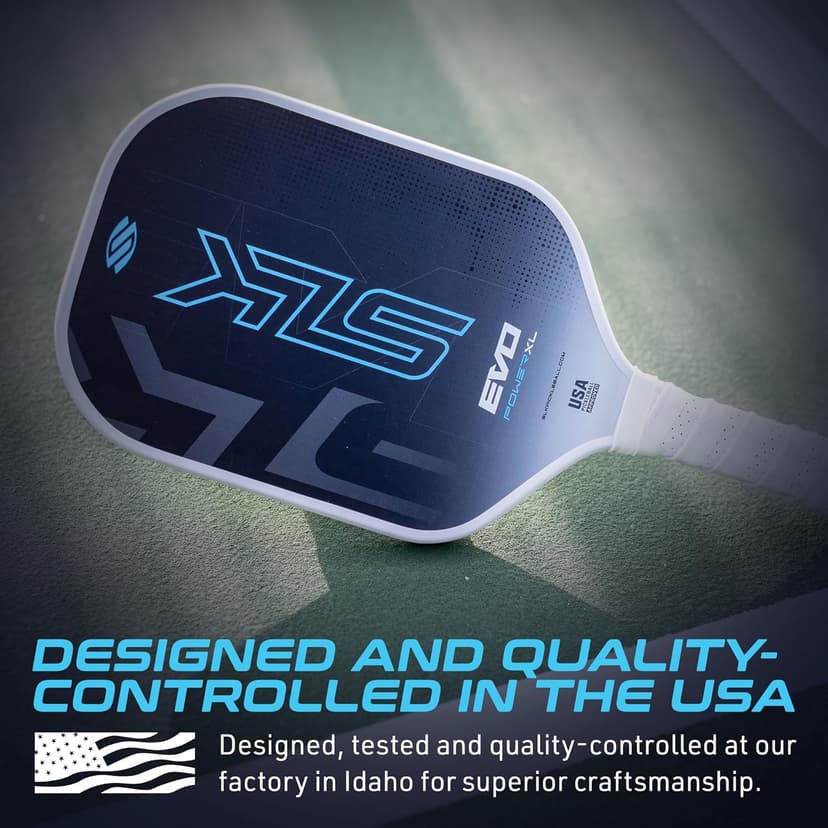Selkirk Sport SLK Evo Pickleball Paddle | Designed in The USA | Power, Control or Hybrid | Fiberglass & Carbon Fiber with SpinFlex Surface