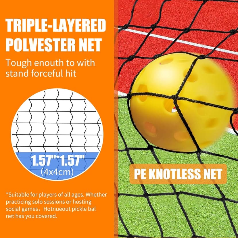 Small Mini Pickleball Net 5FT Portable Game Pickleball Practice Net for Driveway, Outdoor Indoor Pickle Ball Equipment Dink Training Aid