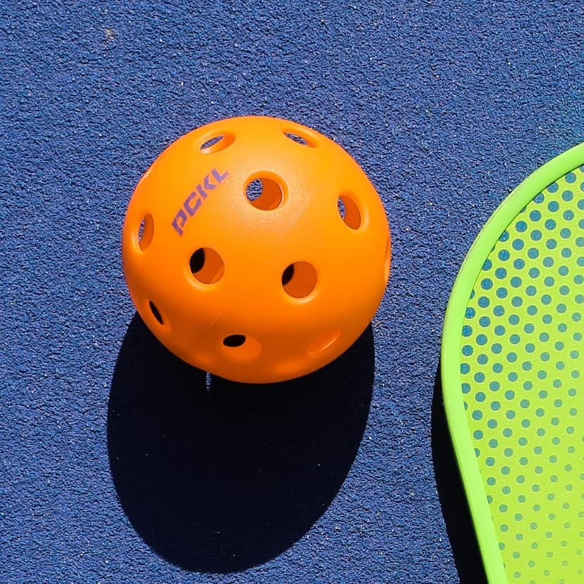PCKL Optic Speed Pickleball Balls | Choose Indoor or Outdoor Pickleballs | USAPA Tournament Aproved | 4 Pack Crack-Resistant