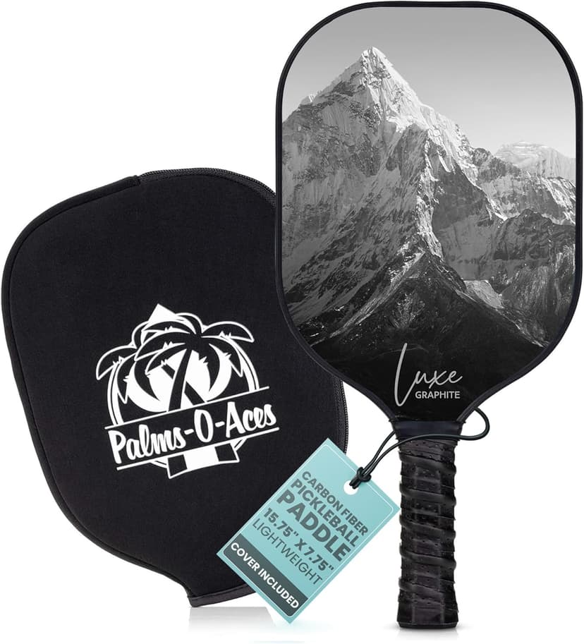 Carbon Fiber Pickleball Paddle - USAPA Approved - Lightweight Pickleball Racket - Enhanced Spin Texture – 16MM T700 Premium Graphite Pickleball Paddles - Cover Included