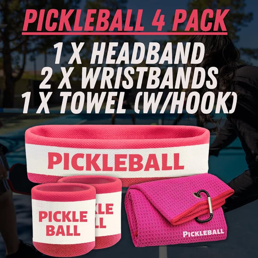 Pickle Ball Sweatbands Headband Pickleball Players Lovers Gifts for Men Women Accessories Boys and Girls Teens