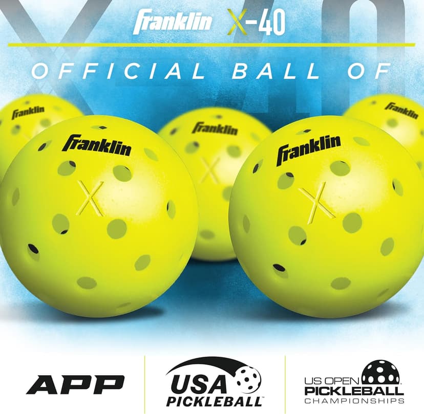 Franklin Sports Pickleball Paddle and Ball Set - Wooden Pickleball Rackets + Pickleballs - Activator - USA Pickleball (USAPA) Approved