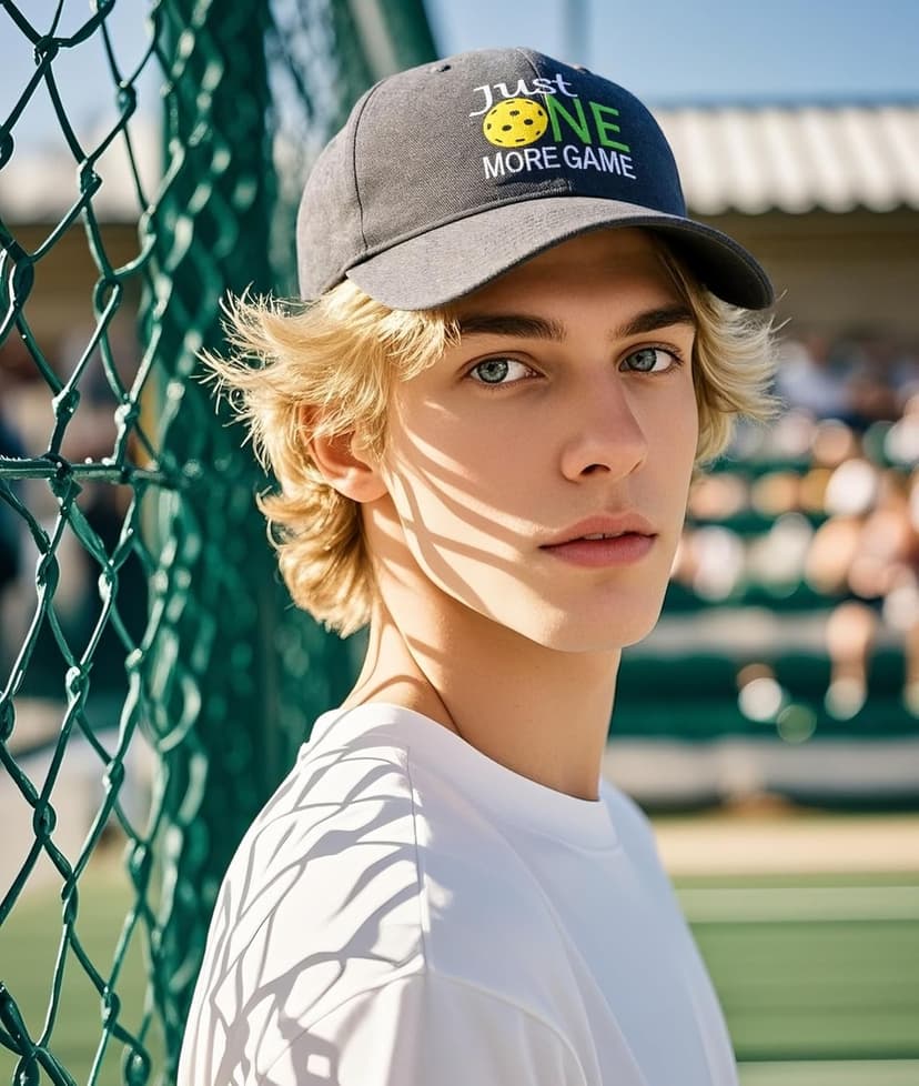 Pickleball Hat with Gift Box - Pickleball Gifts for Men Women - Washed Adjustable Embroidered Baseball Cap