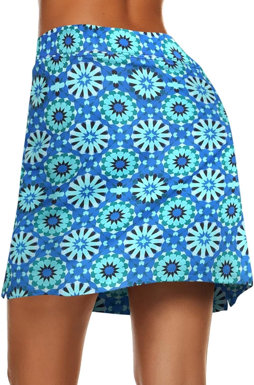 Ekouaer Women's Active Performance Skort Lightweight Skirt for Running Tennis Golf Workout Sports