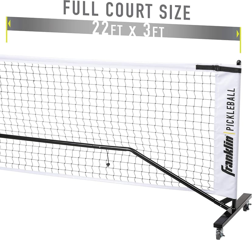 Franklin Sports Portable Outdoor Pickleball Net - Regulation Size 22' Foot Net with Travel Bag