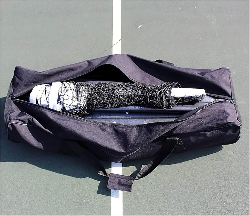 PickleNet Deluxe TAPND 22'x 34" Oval Tubing Locking Wheels Pickleball Net System