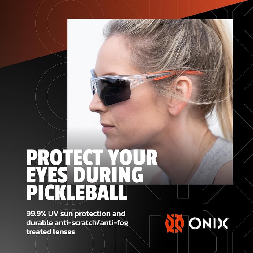ONIX Pickleball Owl Protective Comfortable Secure Soft and NonSlip Eyewear Modern and Lightweight Design