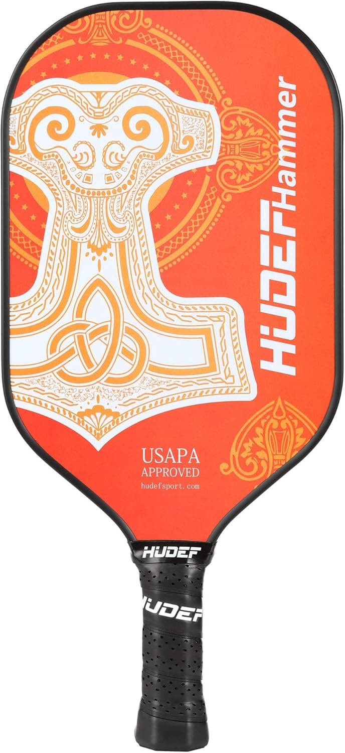 Pickleball Paddle,Pickleball Paddles Lightweight Graphite Carbon Fiber Wide Face Pickleball Paddle Racquet Rackets,Honeycomb Core,Cushion Comfort Grip USAPA Approved