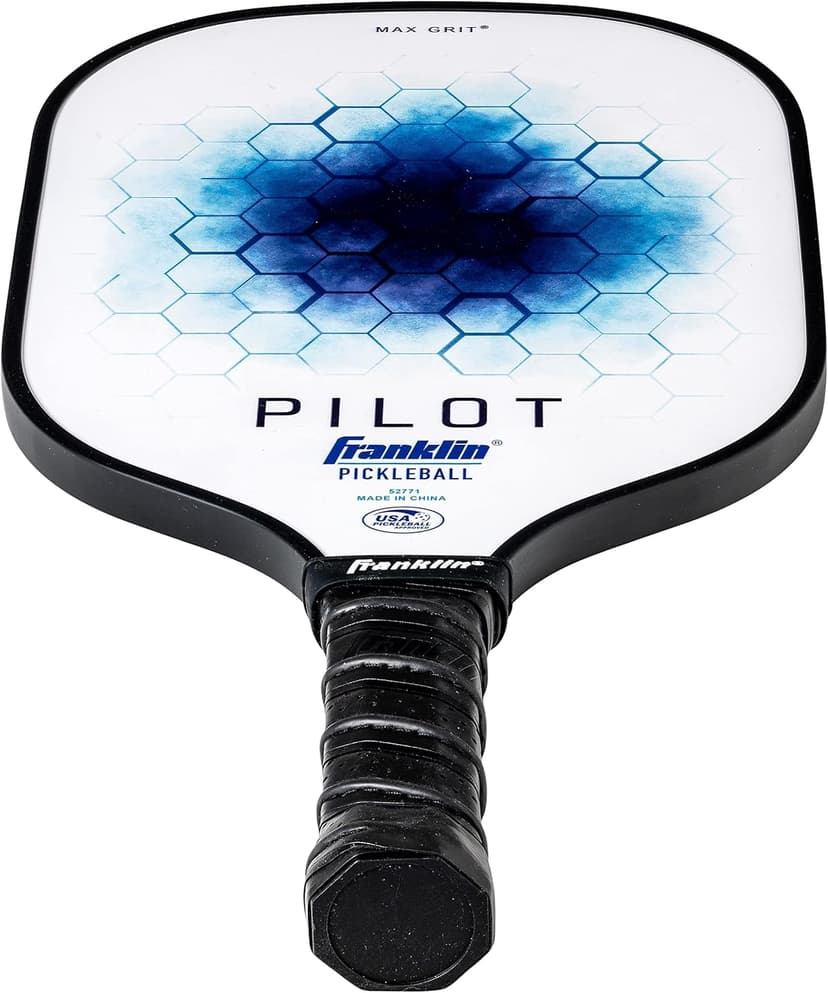 Franklin Sports Pickleball Paddle - Pilot Polypropylene Core Pickleball Racket - Official USA Pickleball (USAPA) Approved Pickleball Paddle - Lightweight Pro Racket - 10mm Thick Core