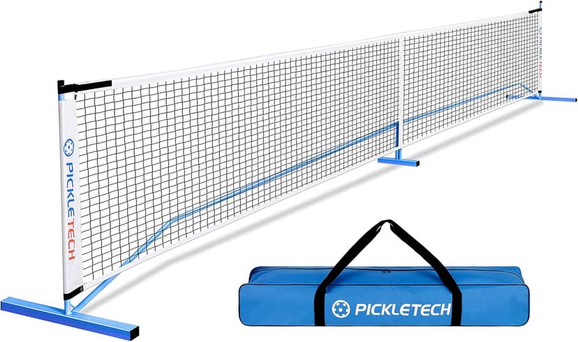 Portable Pickleball Net - 22 FT USAPA Regulation Size, Applies to Indoor & Outdoor & Driveway, Pickle Ball Net System with Carrying Bag