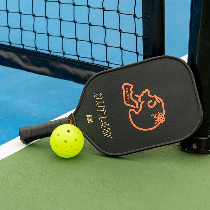 Pickleball Paddles, Kevlar Pickleball Paddle with 16mm Core, Designed for Ultimate Power and Control, High Grit & Spin, Elongated Foam Injected Edges for Expanded Sweet Spot, Bold Lightweight Design