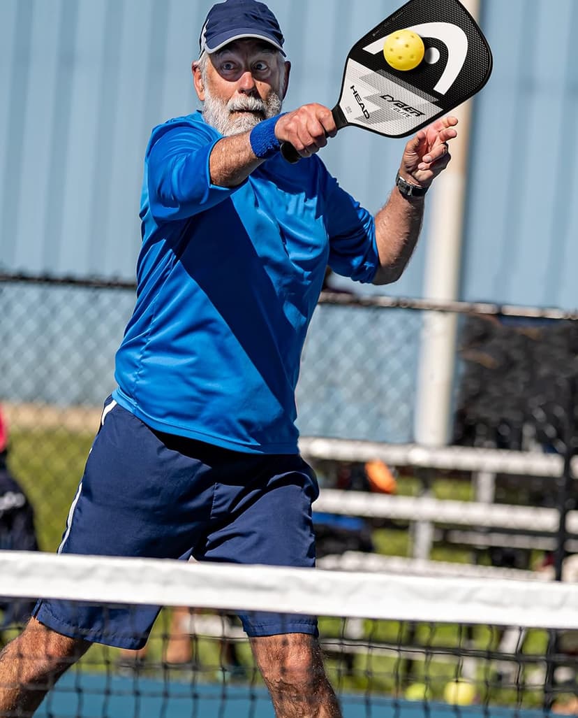 Head Cyber Elite Pickleball Paddle, Fiberglass Surface, Black/White Color, Beginning to Intermediate Levels