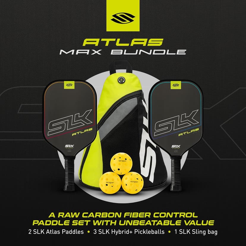 Selkirk Sport Pickleball Paddles Set of 2 | Designed in The USA | Choose The SLK Neo Graphite, SLK Neo Fiberglass Pickleball Set or SLK Atlas Pickleball Bundle