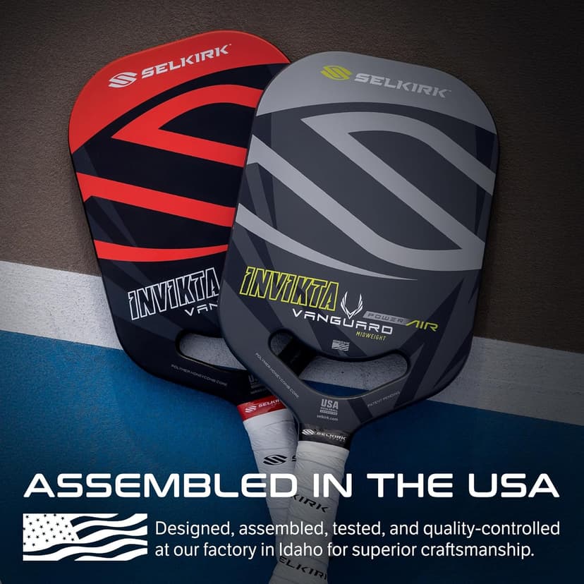 Selkirk Sport Vanguard Pickleball Paddle | Choose The Vanguard Power Air, Vanguard Pro or The Vanguard Control | Carbon Fiber Pickleball Paddles | 360 Proto Molding & Flexfoam Perimeter