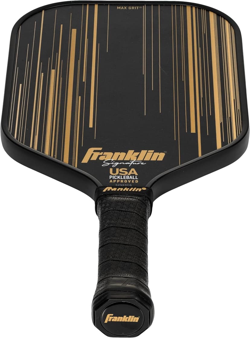 Franklin Sports Pro Pickleball Paddles - Signature Series Pro Pickleball Paddle with MaxGrit Surface - USA Pickleball (USAPA) Approved Tournament Pickleball Paddles - 13mm + 16mm Polypropylene Cores