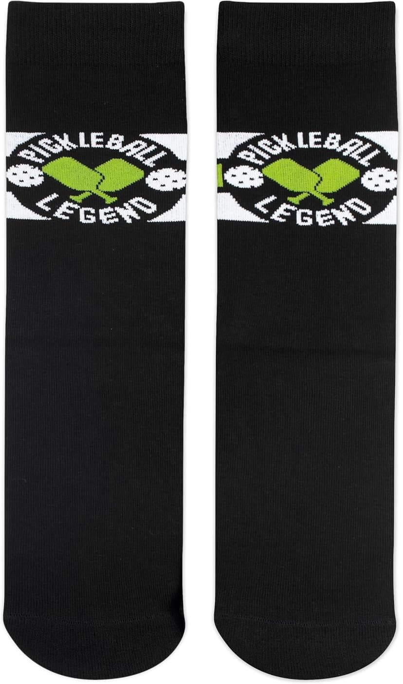 Lavley Funny Pickleball Socks for Adults - Crew Length, One Size Fits Most