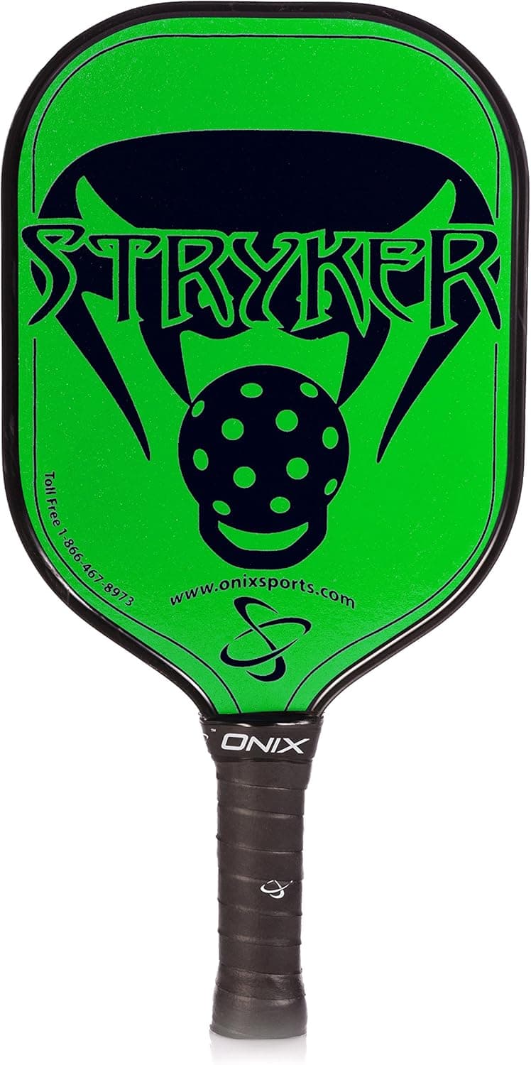 Onix Graphite Stryker Pickleball Paddle Features Oversized, Nomex, Paper Honeycomb Core, and Graphite Face
