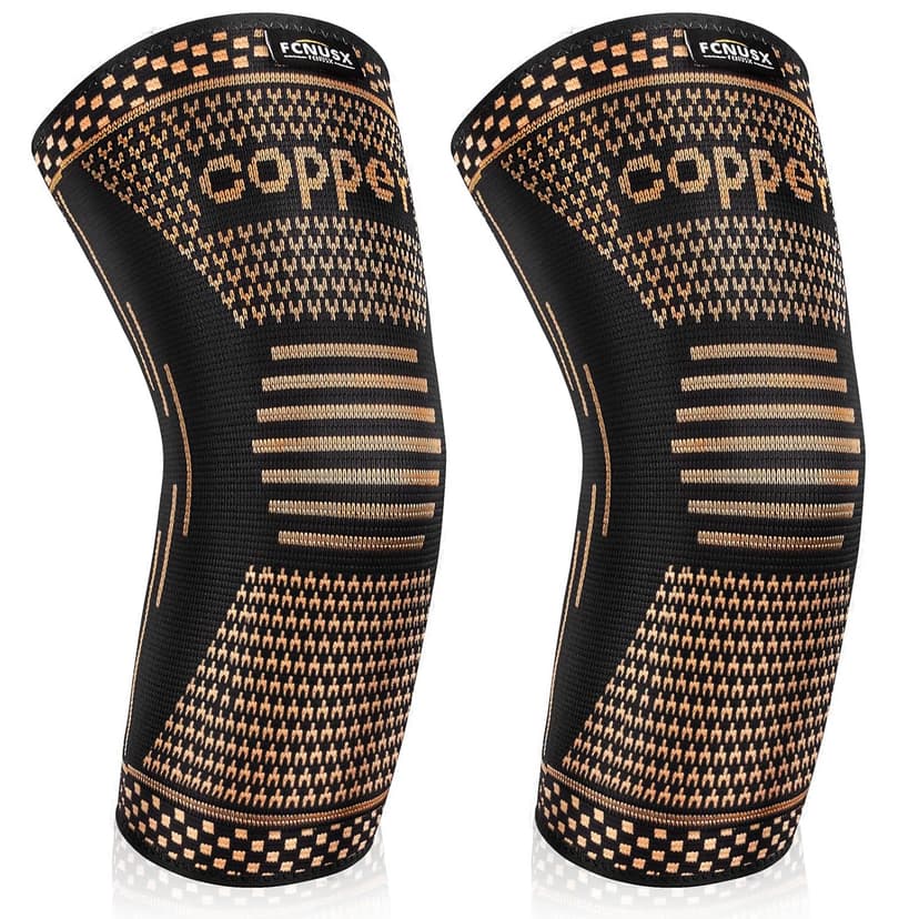 Copper Elbow Brace Compression Sleeves for Pain Relief Men Women, Arm Support Forearm Pads Braces for Tendonitis,Tennis, Golfers, Arthritis, Weight lifting