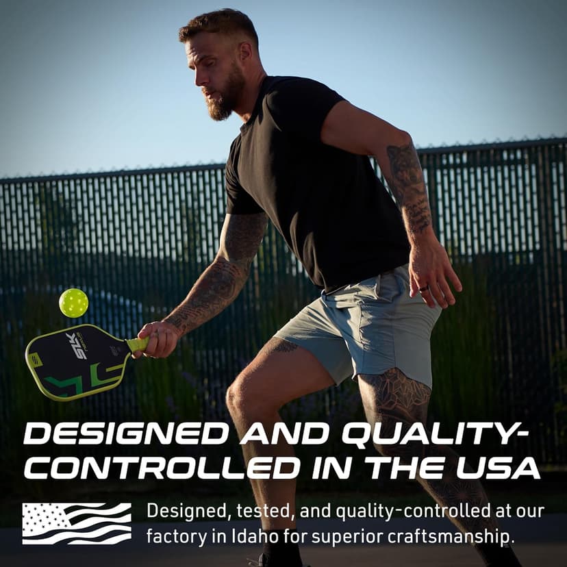 2025 SLK Nexus Pickleball Paddle | SpinFlex Surface and Graphite Pickleball Paddle Face | 13mm SX4 Polymer Core for Ultimate Consistency