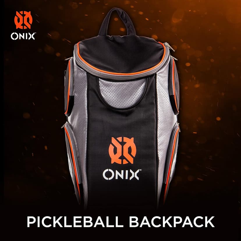 Onix Pickleball Durable Backpack is Designed to Carry Paddles, Balls, Apparel, and Water Bottles