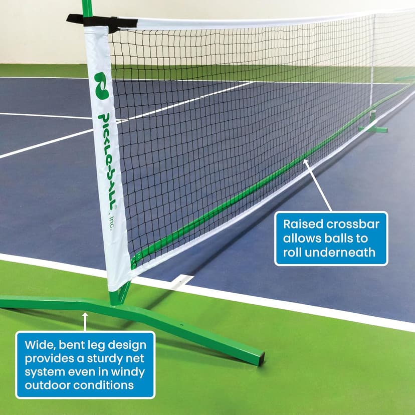 Pickleball 3.0 Tournament-Quality Net - Portable, Lightweight Steel Construction - Meets Tournament Regulation