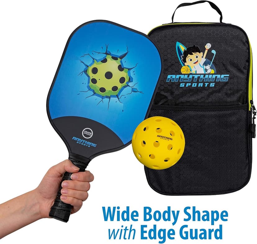 3 in 1 Pickleball Net, 4 Carbon Fiber Paddles and 4 Balls. Complete Regulation Size Portable Pickleball Net Bundle Set for Outdoors or Indoors. With 4 USAPA Approved Carbon Fiber Paddles and 4 Balls