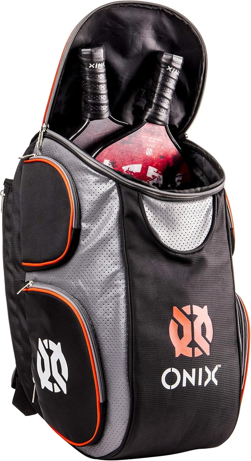 Onix Pickleball Durable Backpack is Designed to Carry Paddles, Balls, Apparel, and Water Bottles
