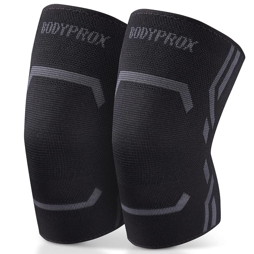 Knee Compression Sleeve for Men and Women (2 Pack), Knee Support Brace for Running and Work out (Large)