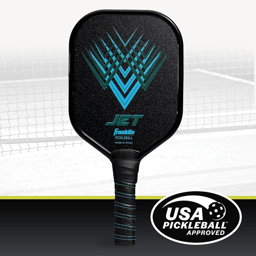 Franklin Sports Pickleball Paddle - Titus + Jet Aluminum Plated Paddles - USA Pickleball (USAPA) Approved Paddle