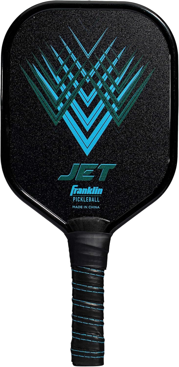 Franklin Sports Pickleball Paddle - Titus + Jet Aluminum Plated Paddles - USA Pickleball (USAPA) Approved Paddle