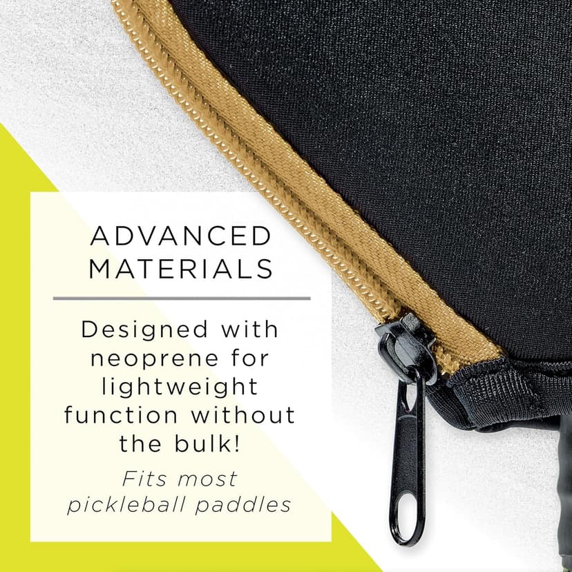 Franklin Sports Pickleball Paddle Cover - Protective Padded Cover with Fence Hook - Universal Size Paddle Case