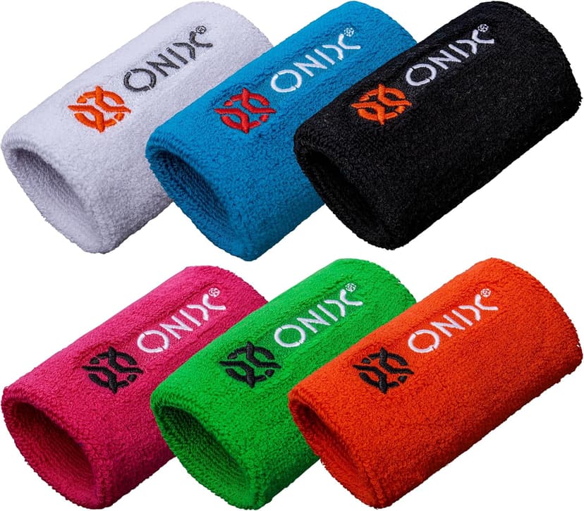 ONIX Sweat Absorption Pickleball Wristbands - Keep Sweat Away and Focus on Your Game Made from Quality Materials for Any Workout