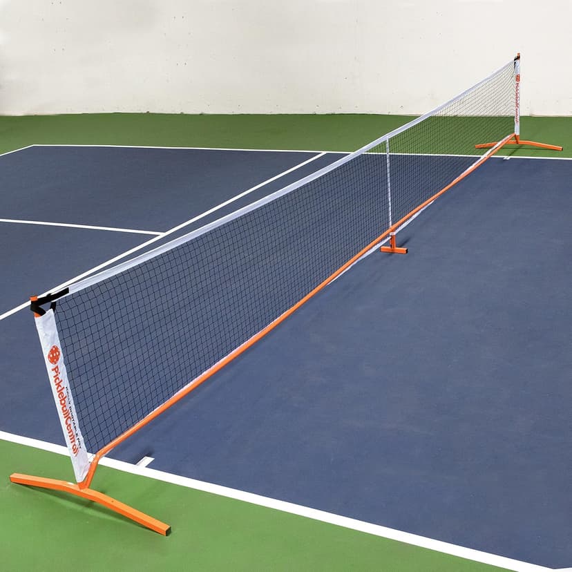 PickleballCentral Rally Pickleball Net, Portable Net System, Indoor/Outdoor, Pickleball Training Aids, Regulation Size, Alloy Steel Frame, Net and Carry Bag