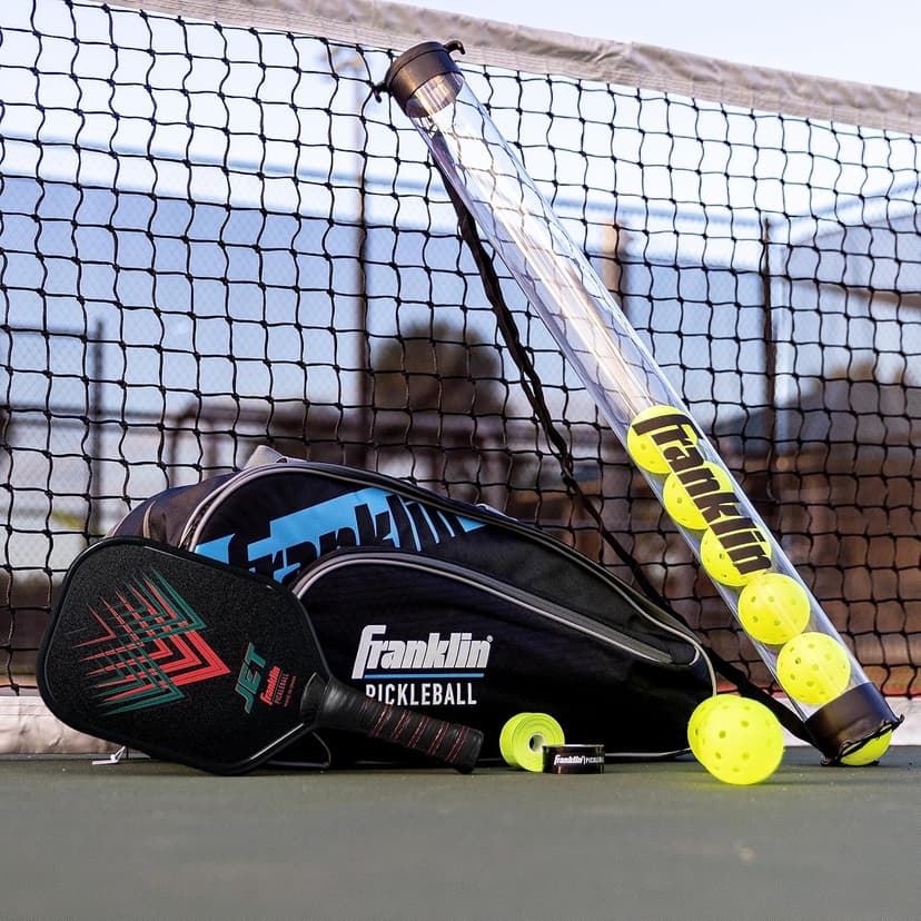 Franklin Sports Beginner Pickleball Sets - 2 + 4 Player Sets - Aluminum Paddles + X-40 Pickleballs - USA Pickleball (USAPA) Approved