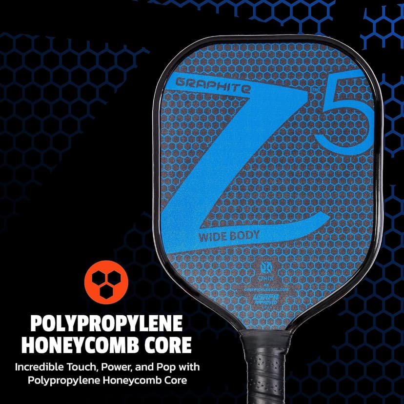 ONIX Graphite MOD Z5 Graphite Carbon Fiber Pickleball Paddles with Cushion Comfort Pickleball Paddle Grip