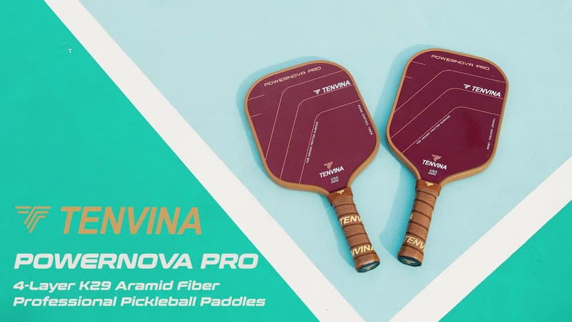 TENVINA Pickleball Paddles, Thermoforming 4-Layer T700SC Friction Carbon Fiber Pickleball Paddle, Professional Pickleball Paddle USAPA Approved with Strong Power and Spin for Athletes