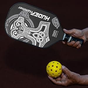 Pickleball Paddle,Pickleball Paddles Lightweight Graphite Carbon Fiber Wide Face Pickleball Paddle Racquet Rackets,Honeycomb Core,Cushion Comfort Grip USAPA Approved
