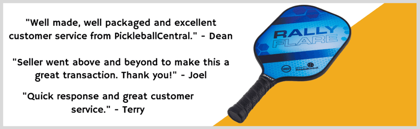 Rally Flare Graphite Pickleball Paddle – 2025 & Original Versions | Lightweight Design, Durable Polymer Core, Carbon or Graphite Face, USAPA Approved