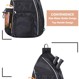 Pickleball Bag - Pickleball Bags for Women Men - Pickleball Backpack - Travel Pickleball Paddle Case, Pickle Ball Bag for Pickleball Paddle Tennis Racket, Protable Pickleball Sling Bag