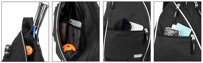 Sucipi Pickleball Bag Pickleball Backpack for Women Men Pickleball Paddle Backpack Reversible Pickleball Paddle Bag Pickleball Rackets Bags for Ladies